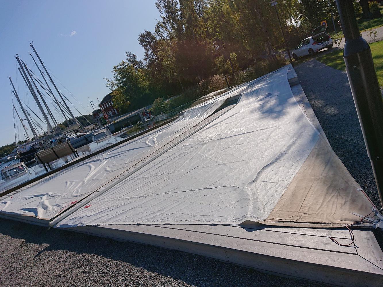 Elvstrøm sail for Hallberg Rassy