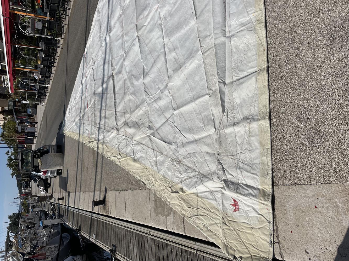 Grand voile génois spi Tb état