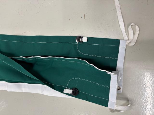 4.7m maindrop with zipper in Forest Green
