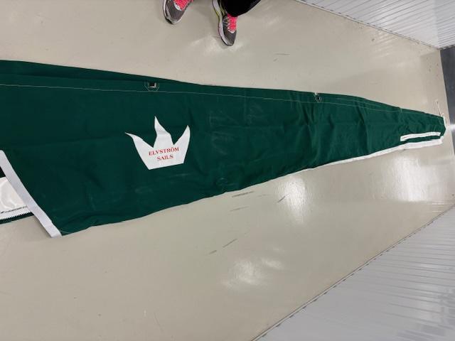 4.7m maindrop with zipper in Forest Green