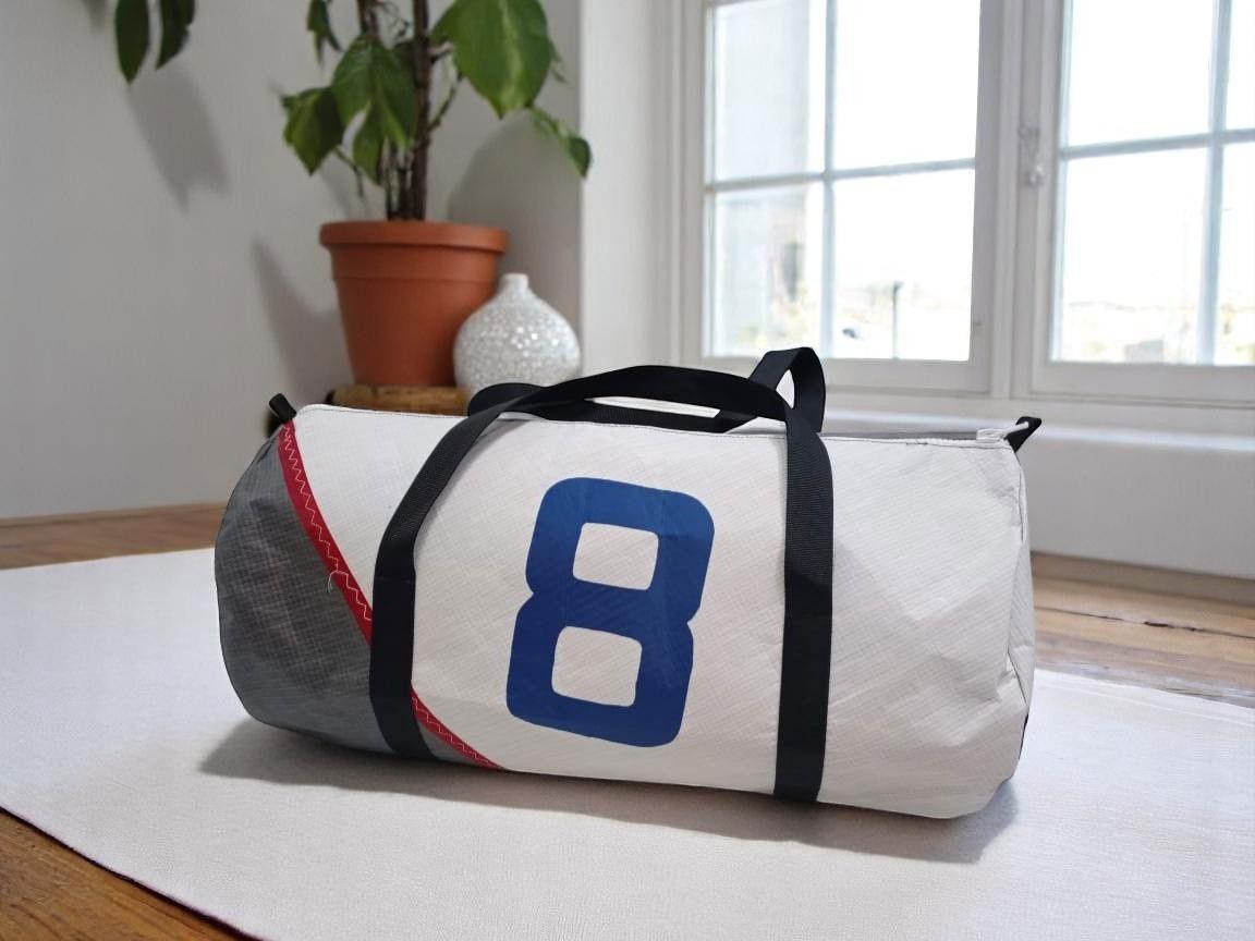 Sac polochon en tissus à voiles