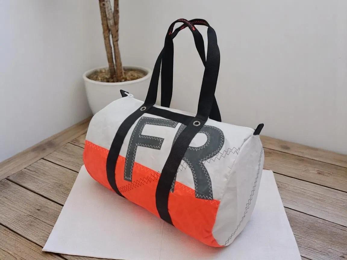 Sac polochon en tissus à voiles