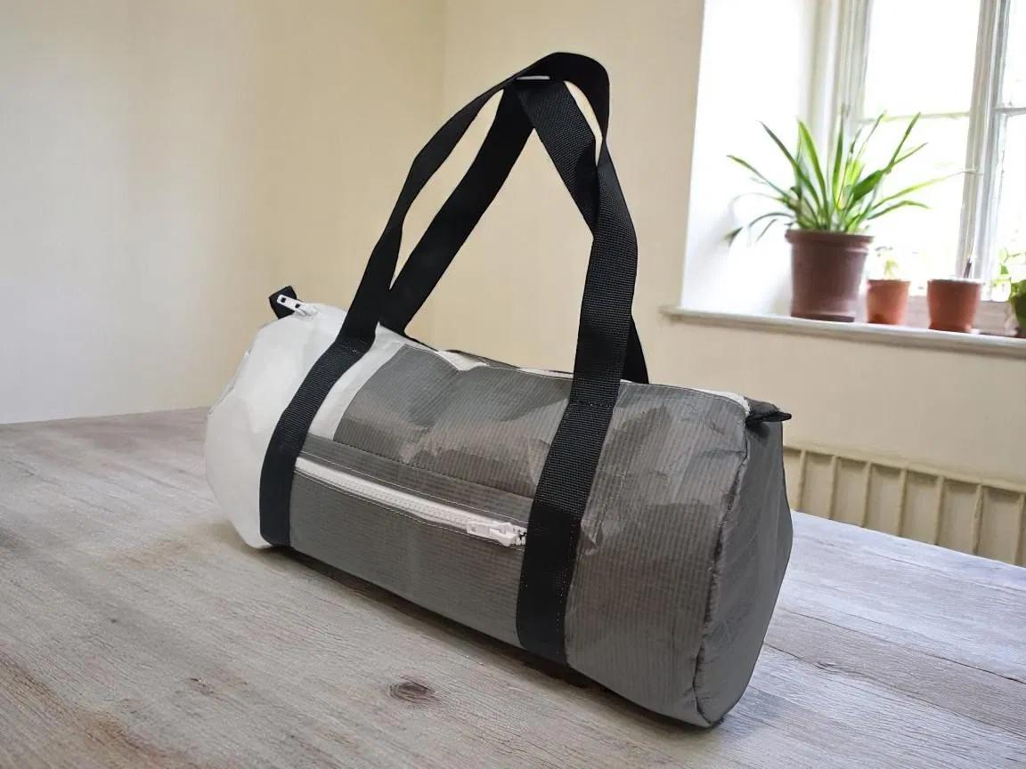 Sac polochon en tissus à voiles