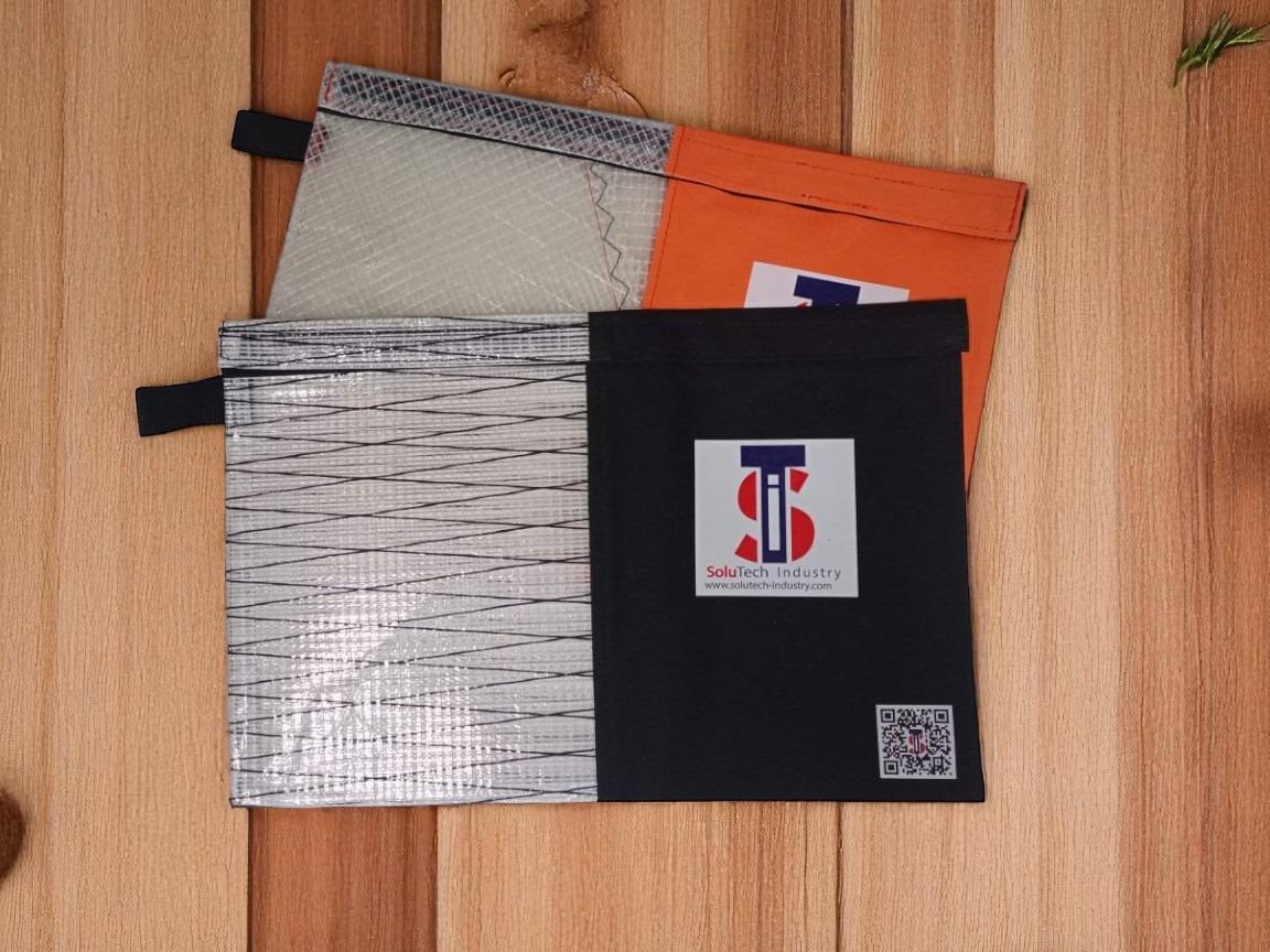 Porte documents Tissu-Recyclée STI