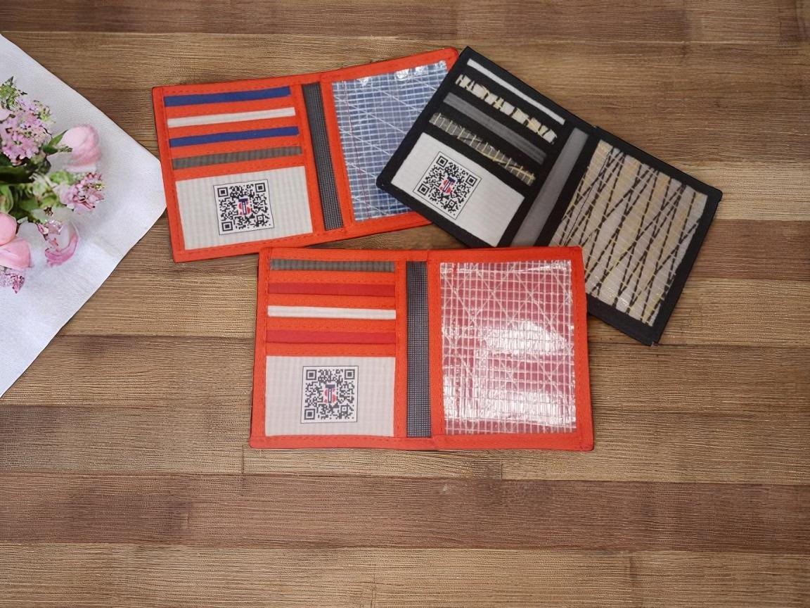 Porte Feuilles Tissu Récyclée