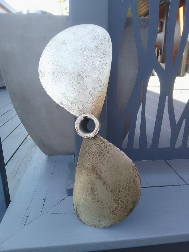 Hélice bronze bipale pour arbre de 30