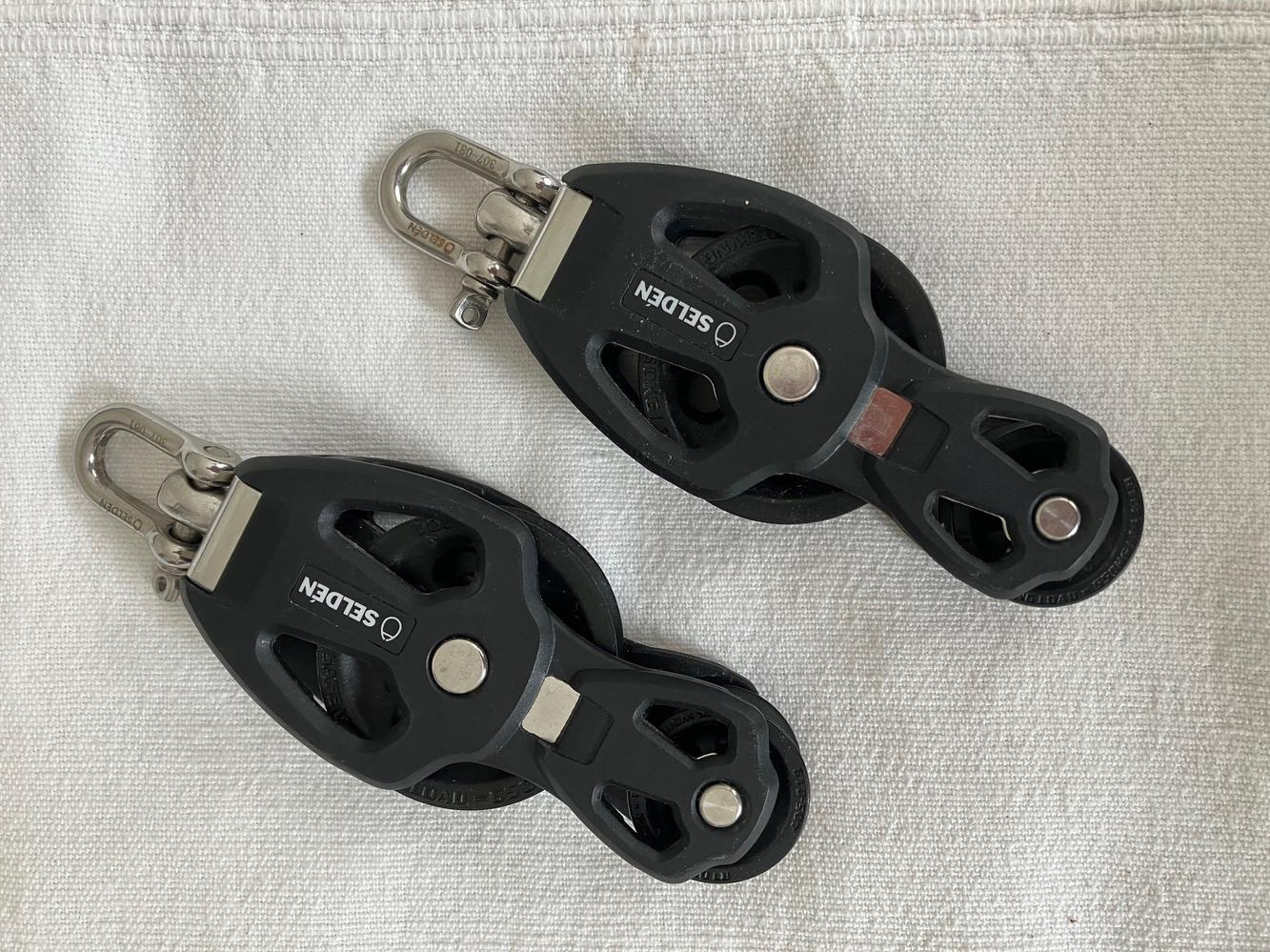 Paire de poulies à violon Selden