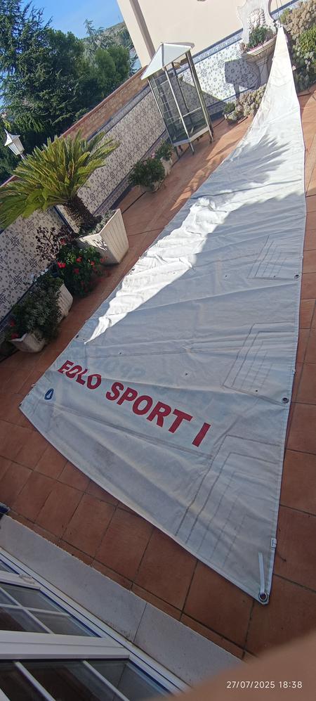 Vela mayor para 25'