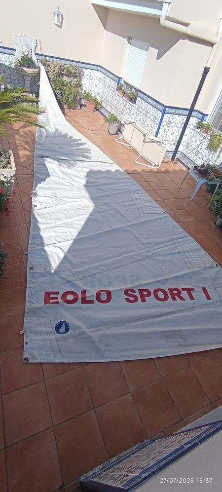 Vela mayor para 25'