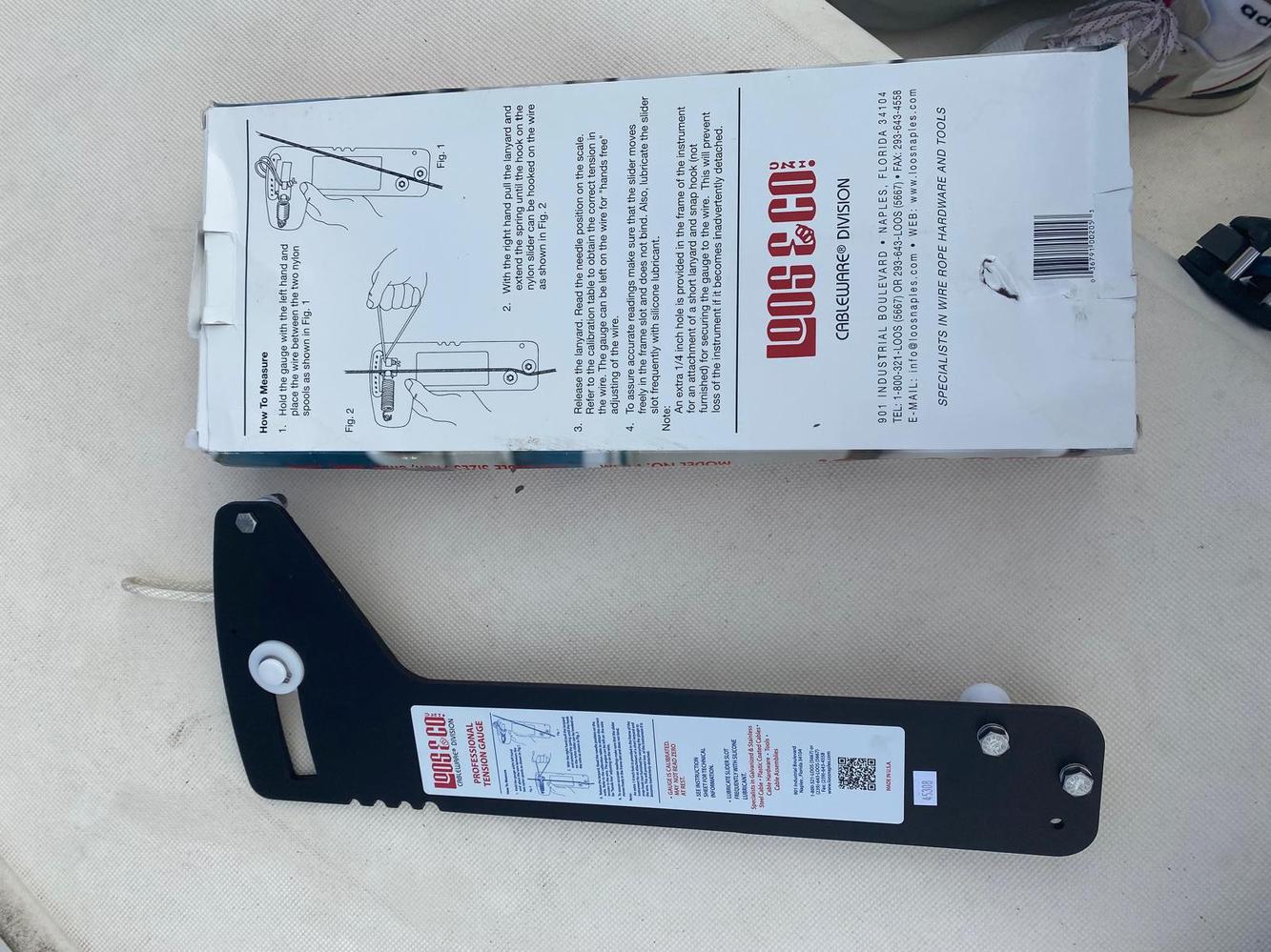 Loos PT-3M Professional Rig Tension Gauge