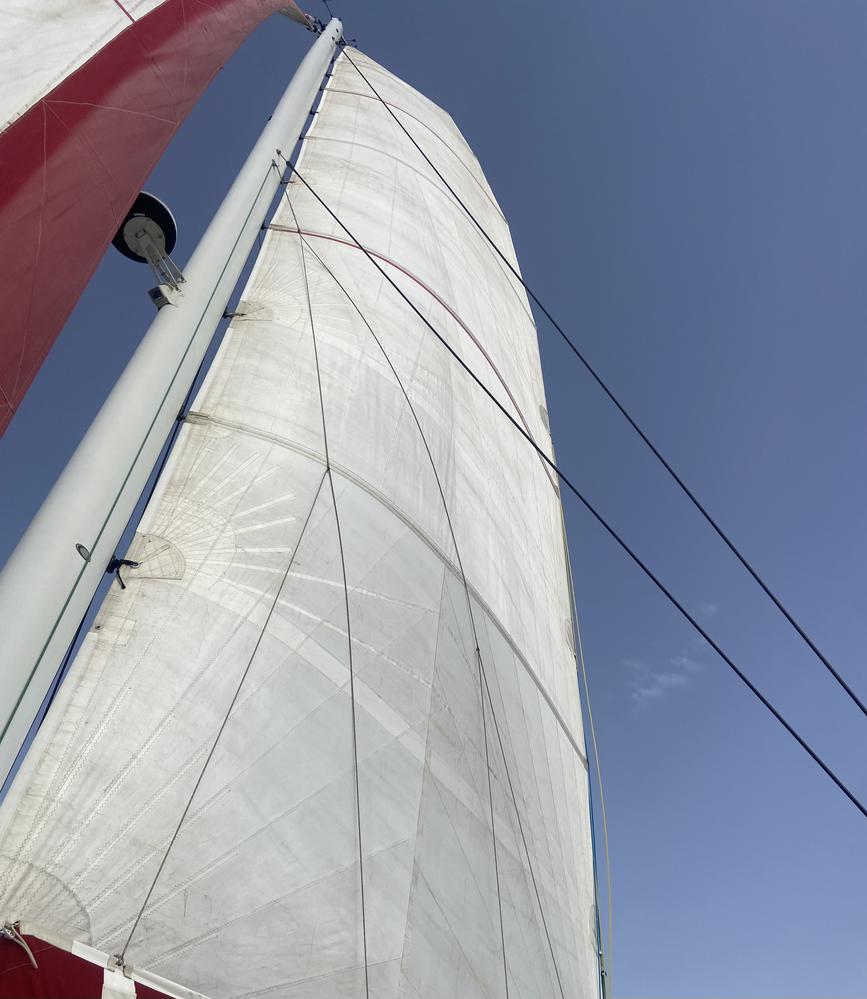 Grand voile incidence