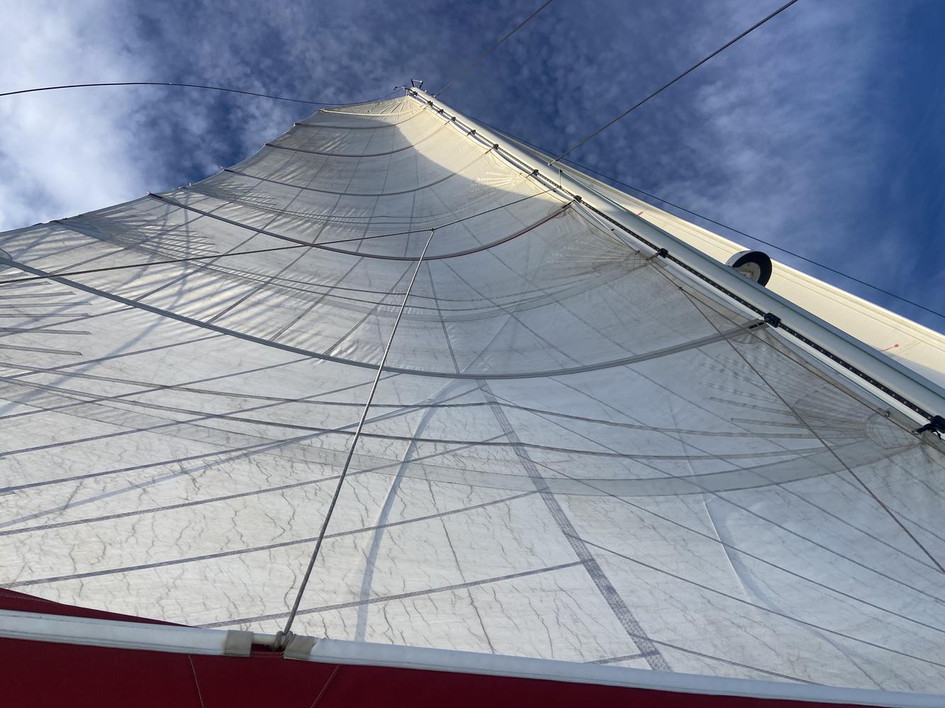 Grand voile incidence