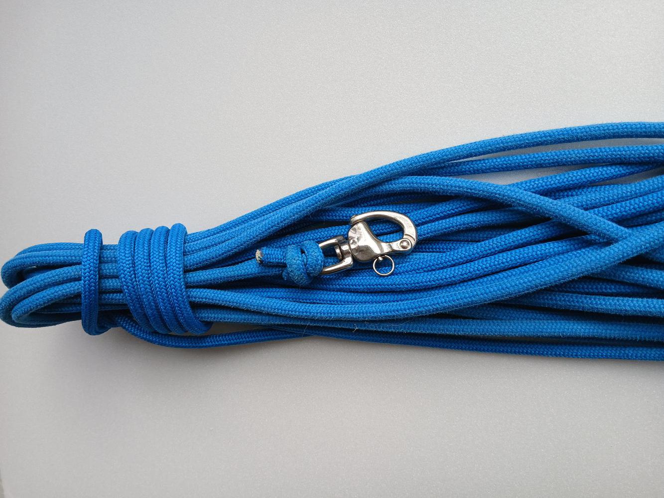 drisse avec mousqueton 8mm longueur 17