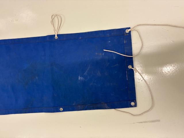 3.65m Navy Canvas Maincover