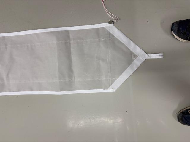 8.7m Grey Sunbrella Furlcover