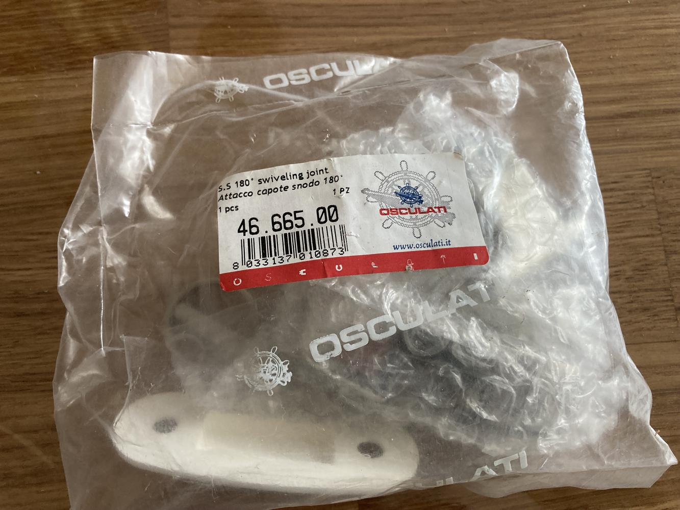 2 platines articulées pour capote