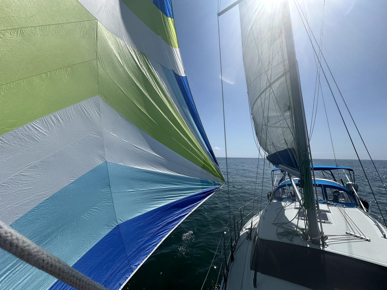 Gennaker  38 m2 sur enrouleur Profurl