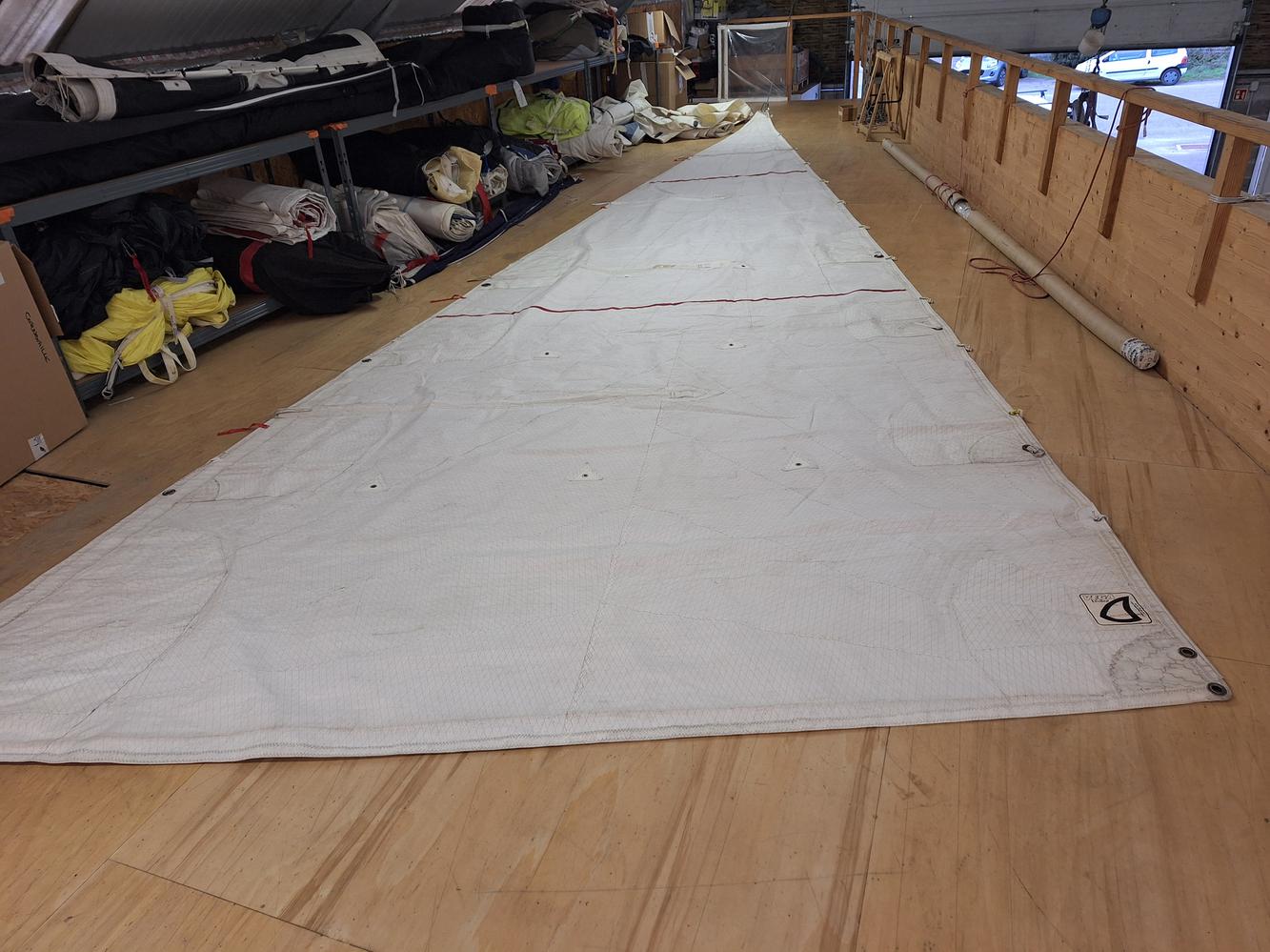 Grand voile semi lattée 3 ris 17.5 m²