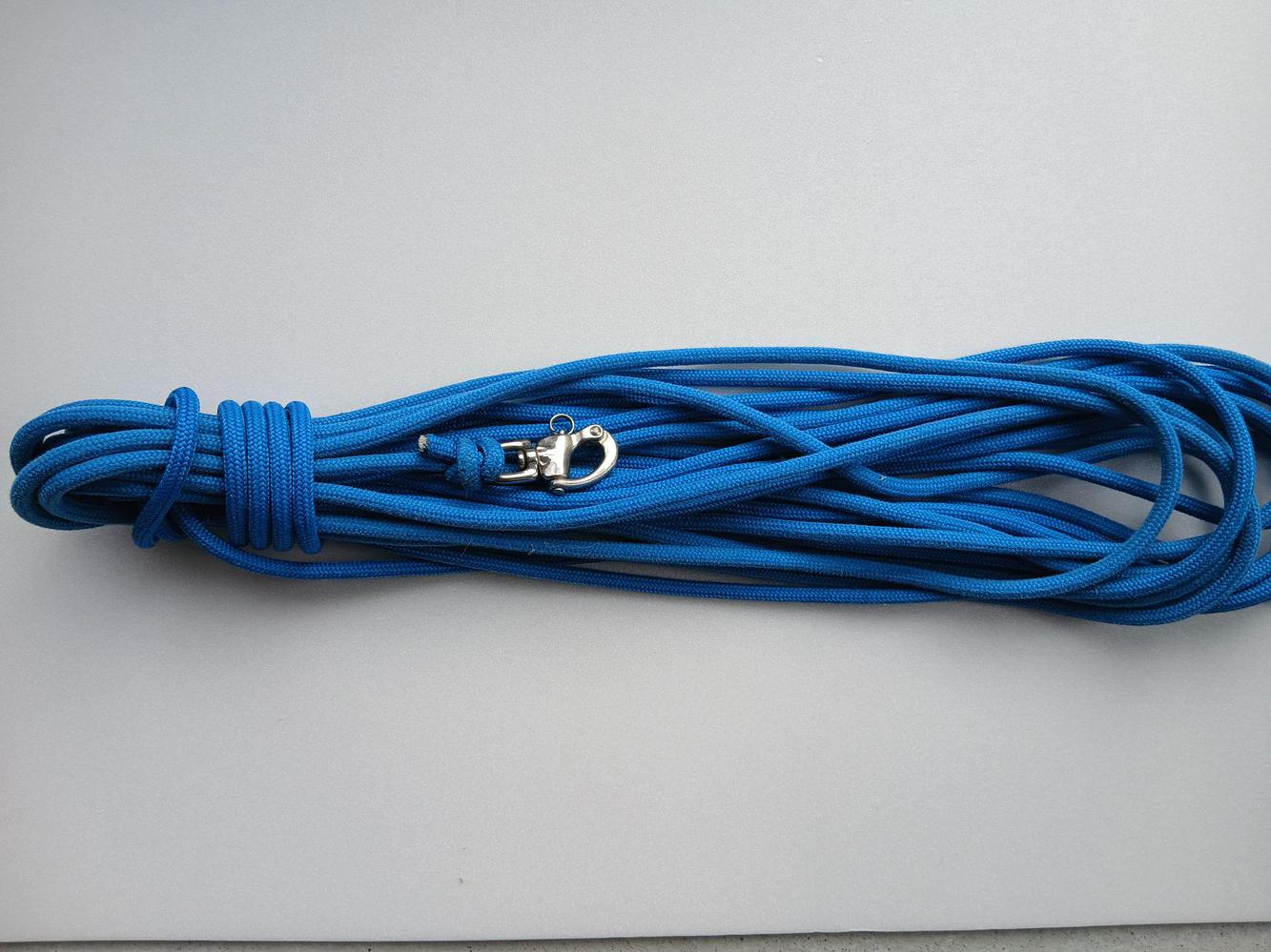 drisse avec mousqueton 8mm longueur 17