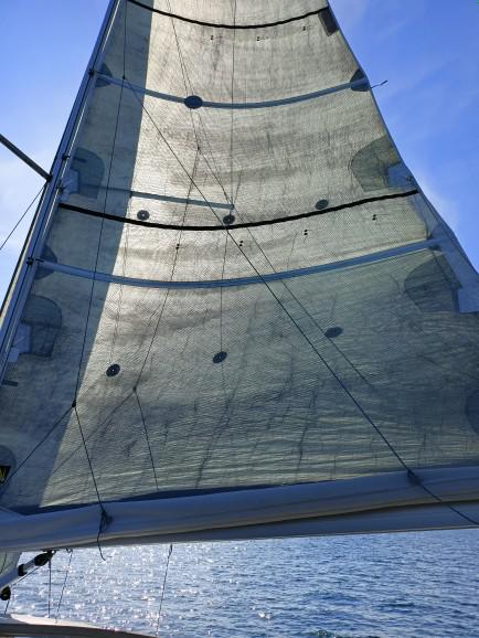 Grand voile full batten 2 ris