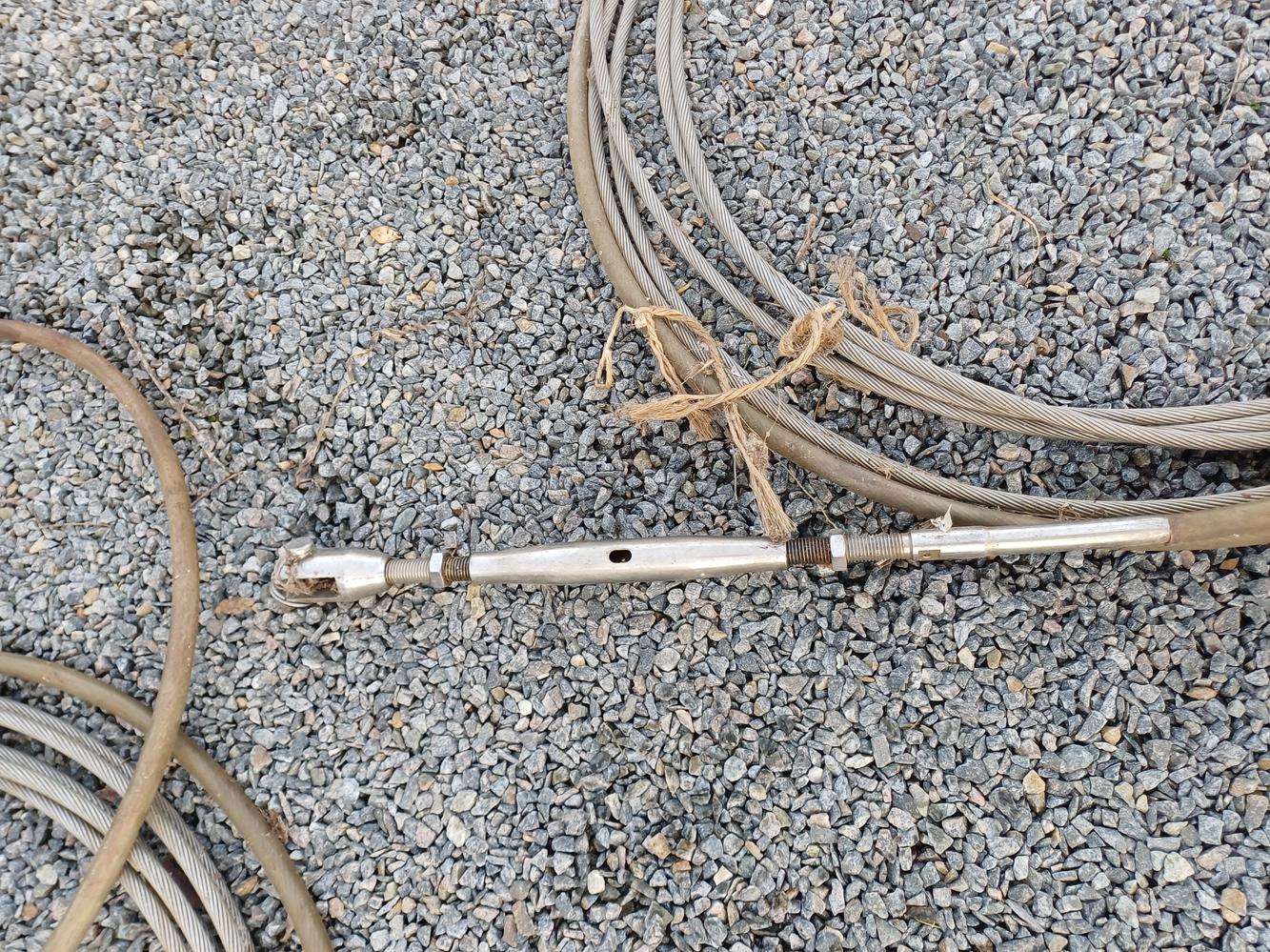 2 Haubans 14m 10mm Inox