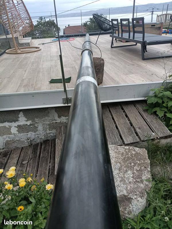 Bout dehors télescopique 4m50 carbone