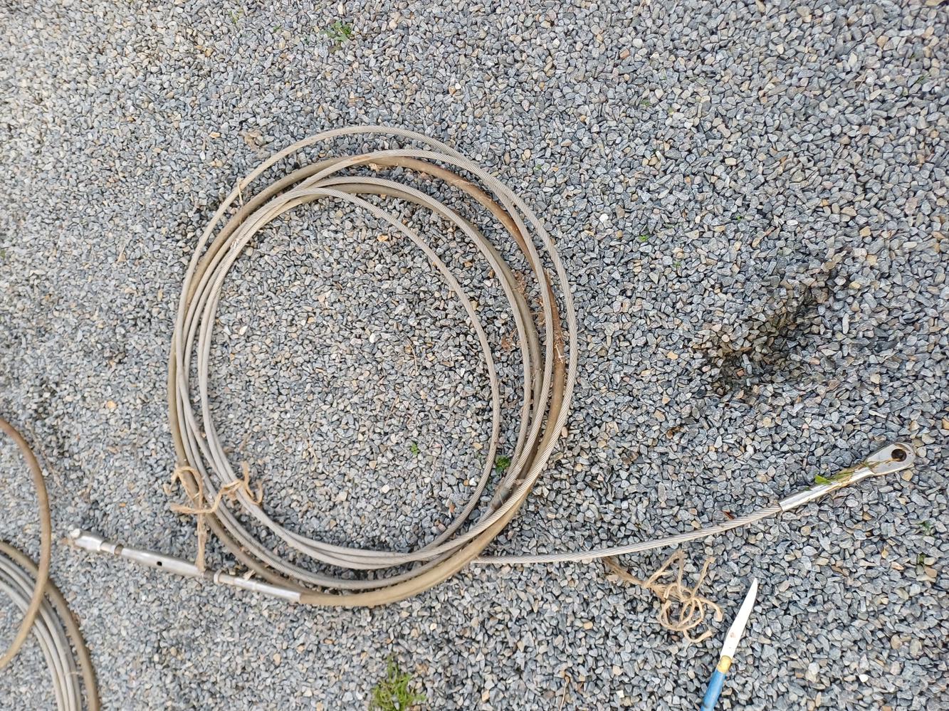 2 Haubans 14m 10mm Inox