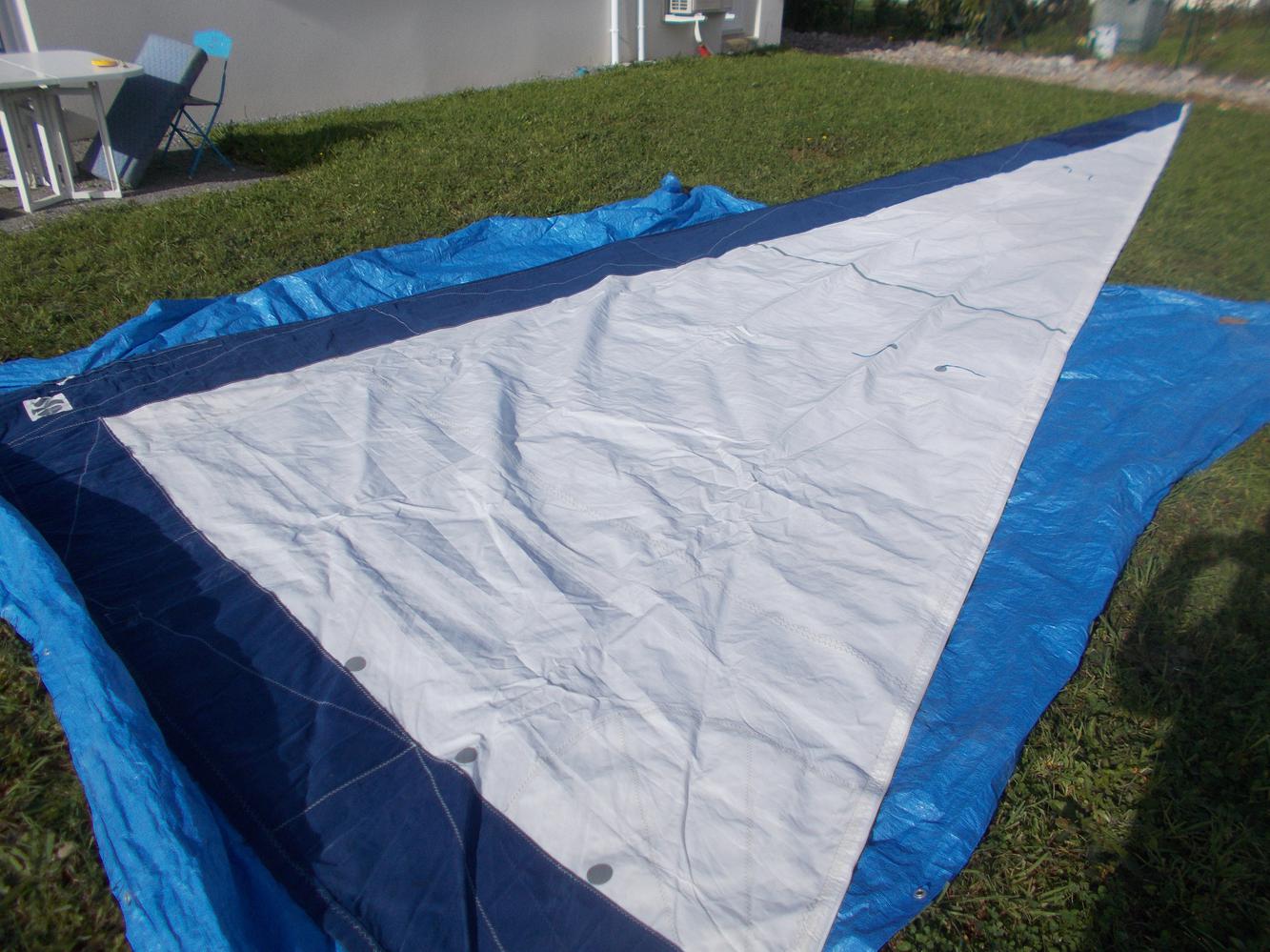 Trinquette, foc inter, solent  sur enrouleur