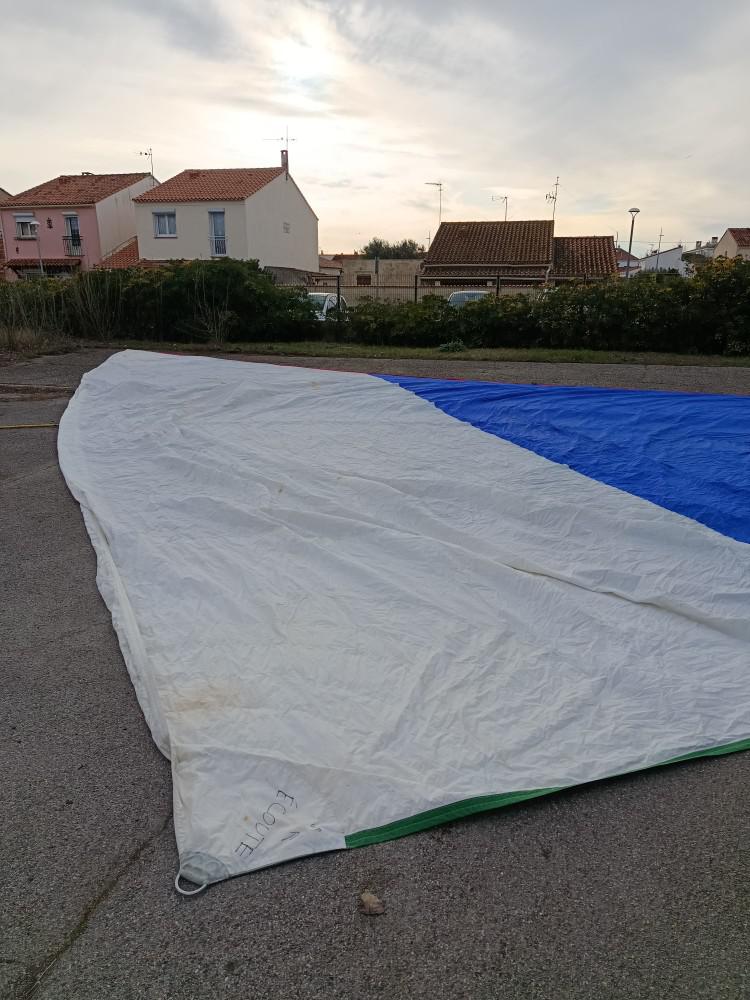 Gennaker de type fat boy