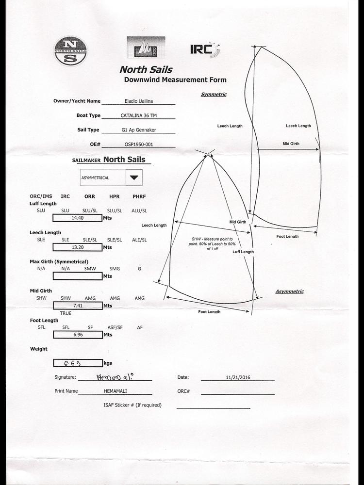 Asimétrico North G1