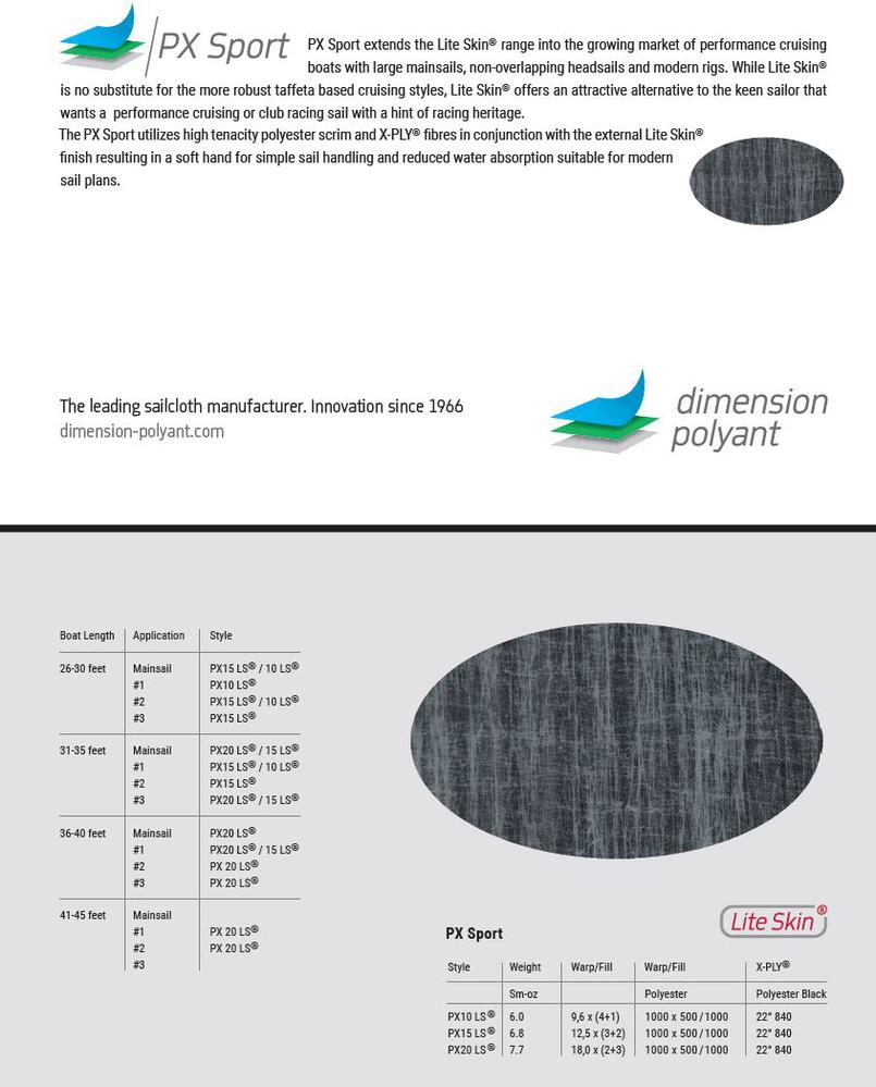 FURLING GENOA BAVARIA 37 - full/tri-radial cut