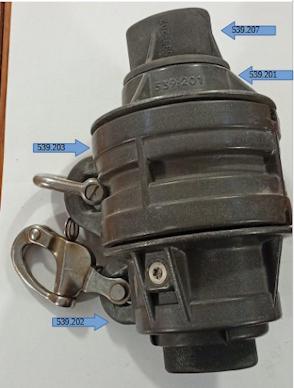 Émerillon d'enrouleur de genois seldèn