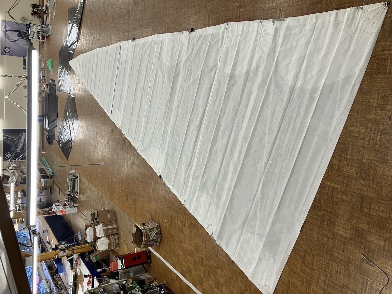 Grand voile lattée Incidence