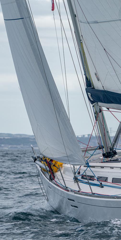 Génois DCX sur enrouleur