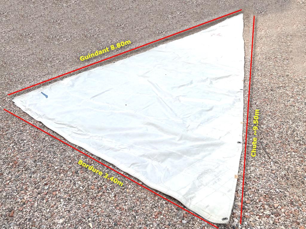 Grand voile pour voilier  7/8m