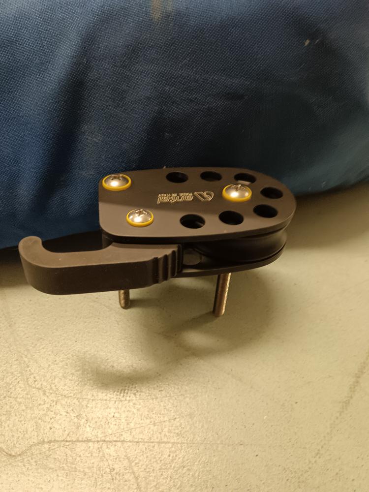 Poulies plat pont avec bloqueur