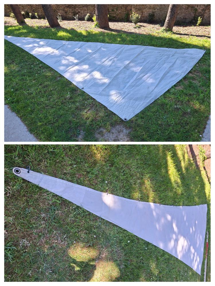 foc/génois à ris Gaastra sur mousquetons ~20,6m²