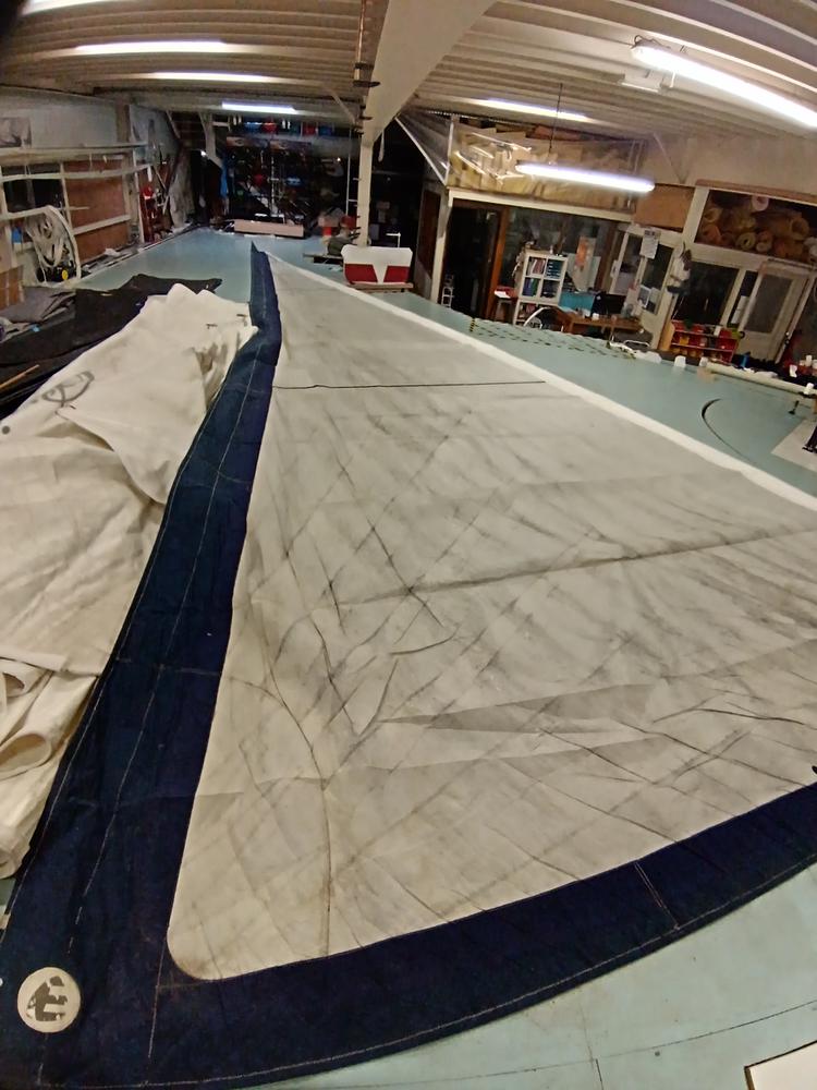 Génois sur enrouleur