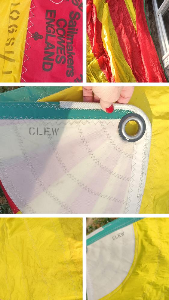 SPINNAKER SYMÉTRIQUE ELVS TRÈS BON ÉTAT