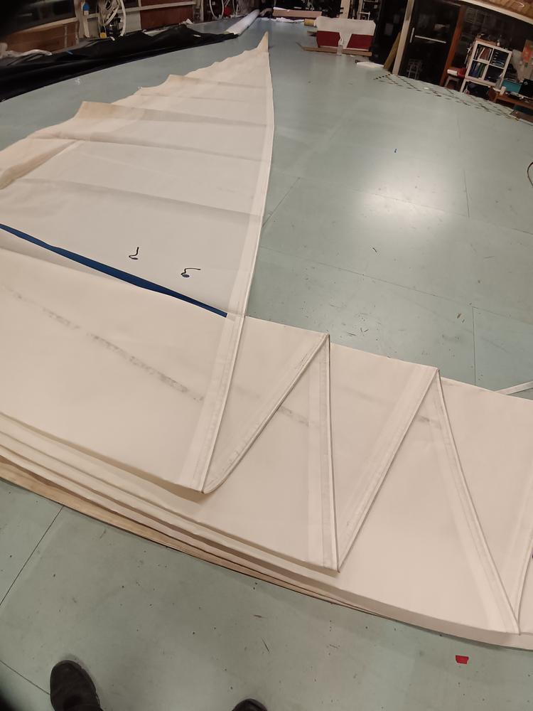 Génois sur enrouleur