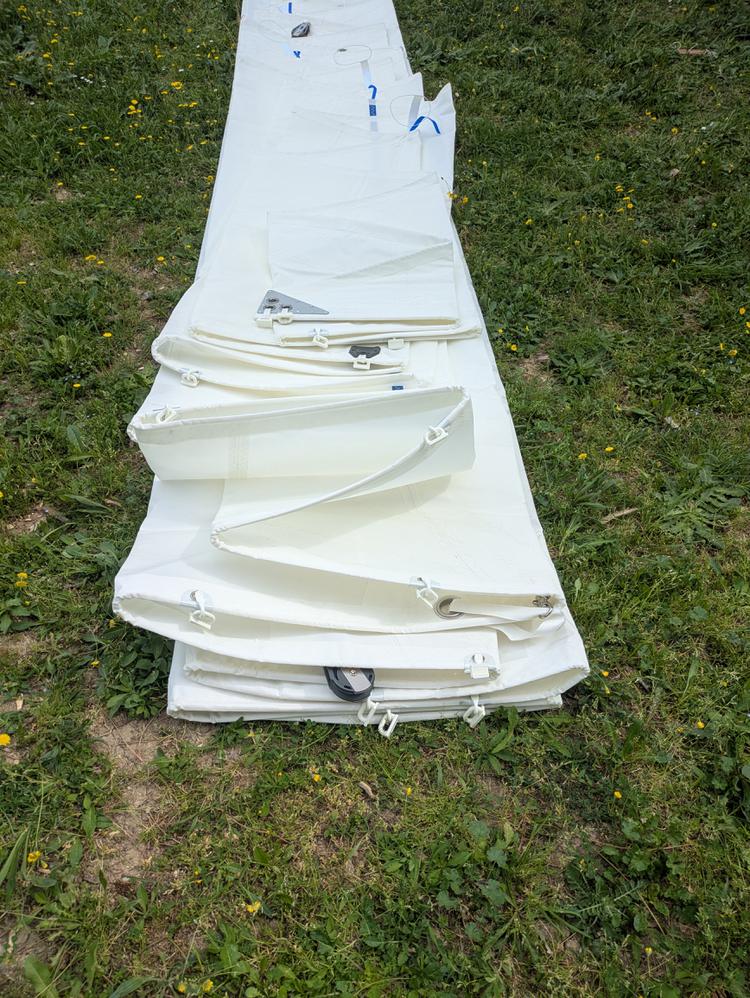 Grand Voile Dacron 360g, coupe radiale
