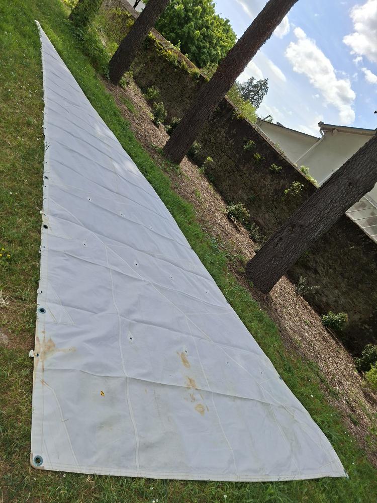 Grand voile chute concave 3 ris ~18m²