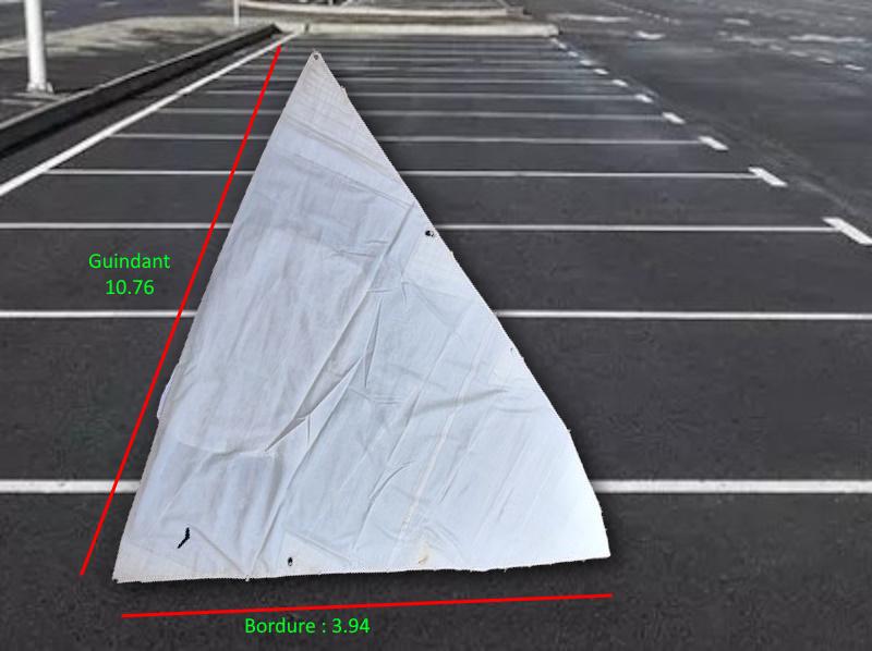 Grand voile 31 pieds