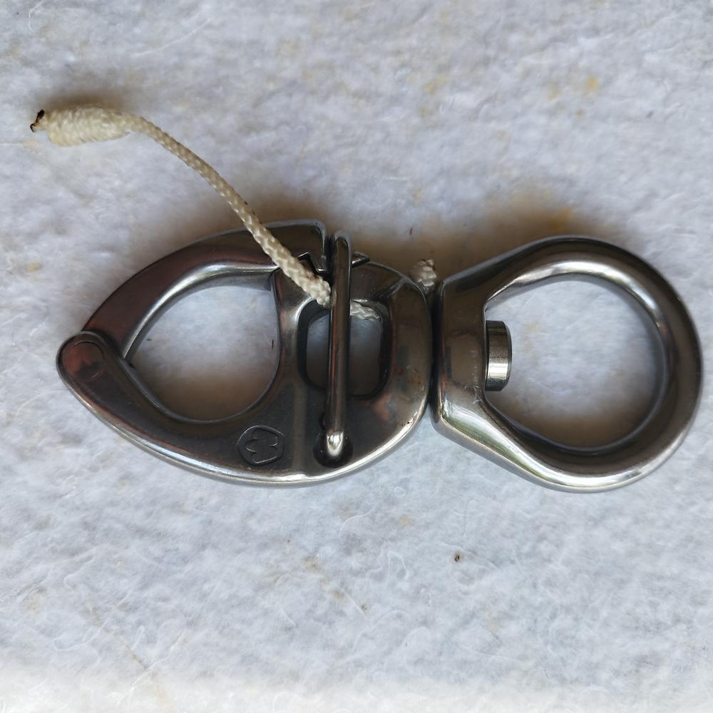 Mousqueton sous charge Emerillon-Oeil 120 mm