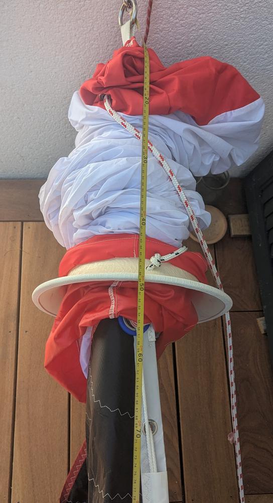 Spi asymétrique Eurosail avec chaussette bol