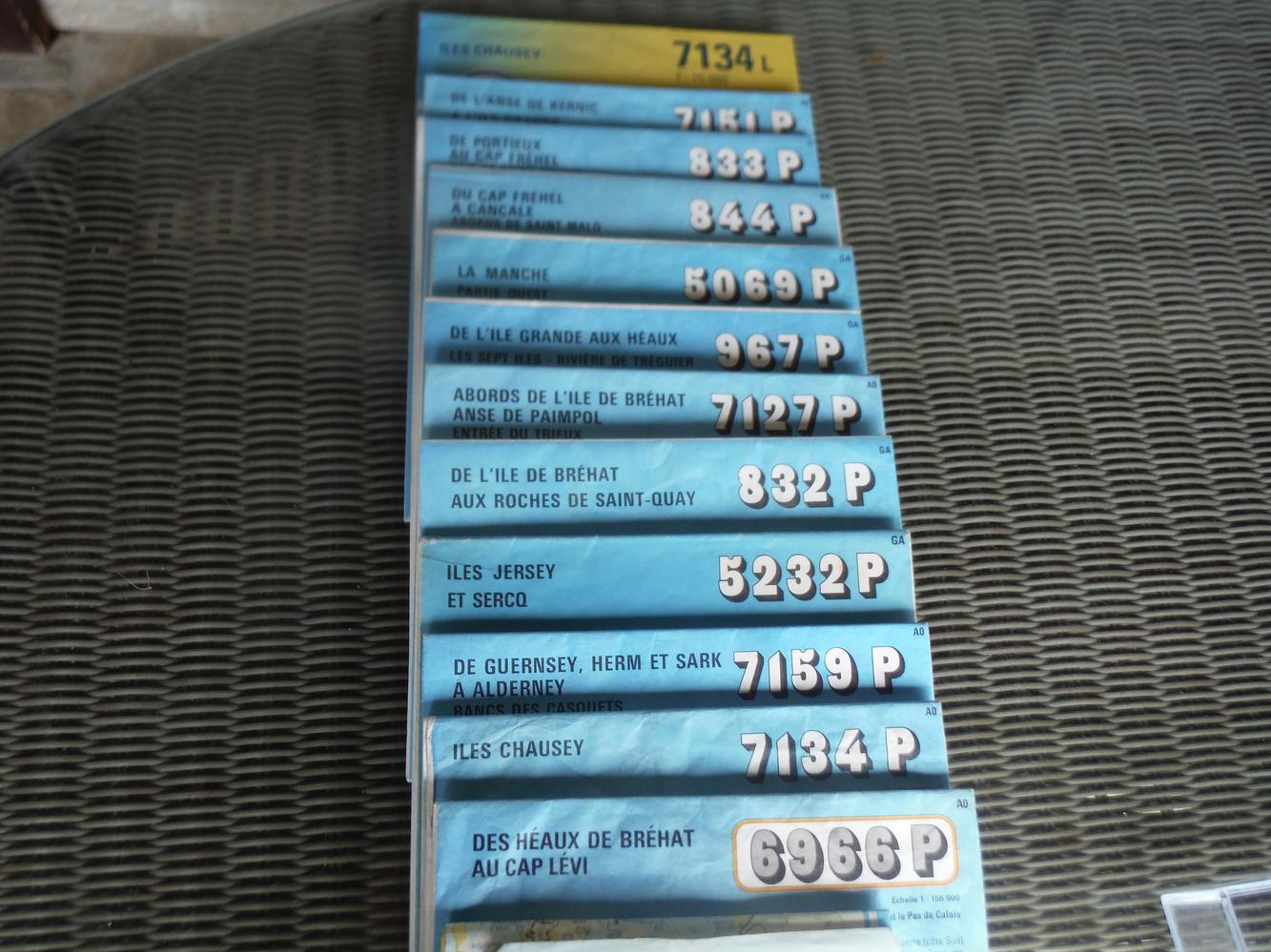 cartes marine papier