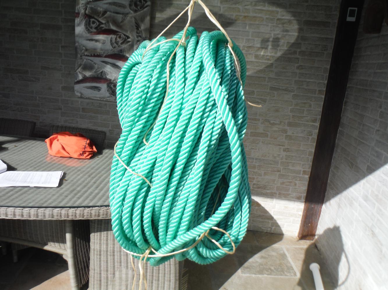 Cordage nylon 16mm 4 torons  53 mètres