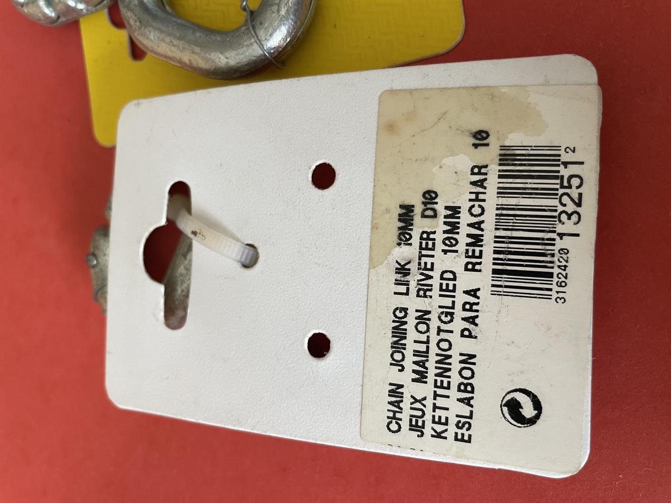 Maillons a riveter PLASTIMO