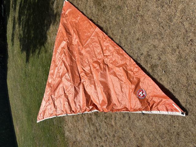 9m2 Orange Stormjib