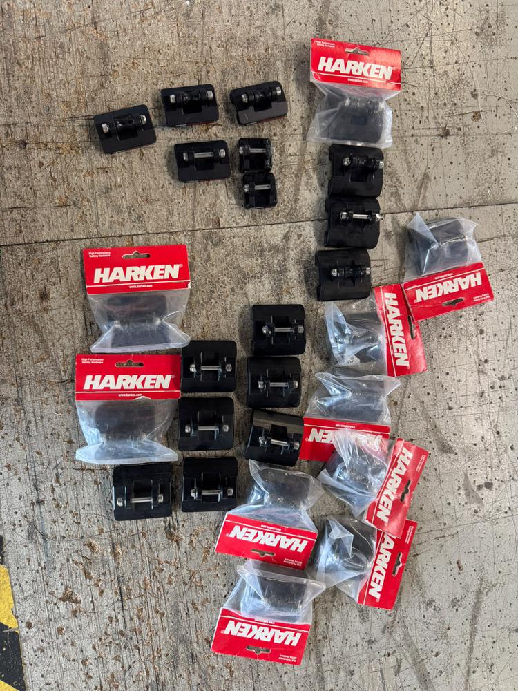 lot de chariot Harken de rail de GV system A 22mm
